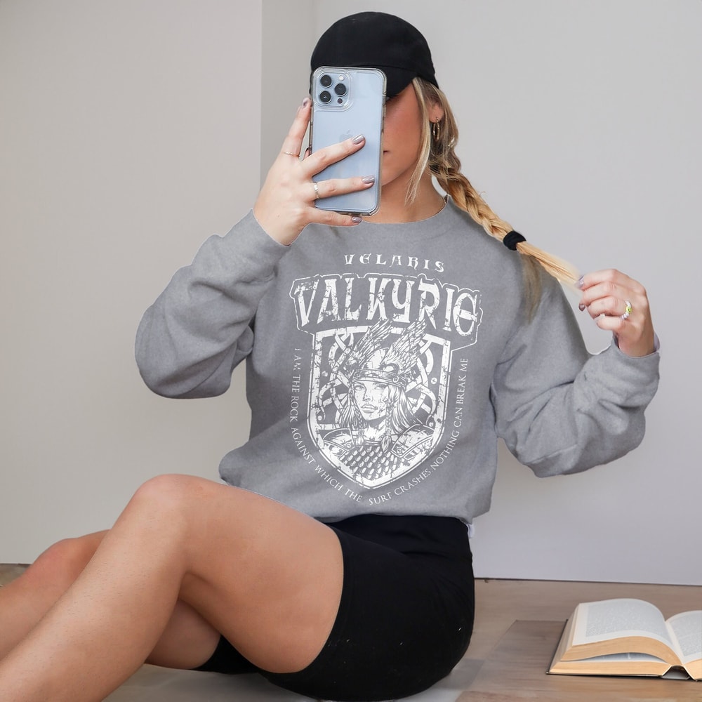 ACOTAR Valkyrie ACOSF Sweatshirt Nesta Archeron Gwyn Emerie Cassian Azriel Illyrian Training Velaris Sarah J Maas Licensed Throne Of Glass.jpg