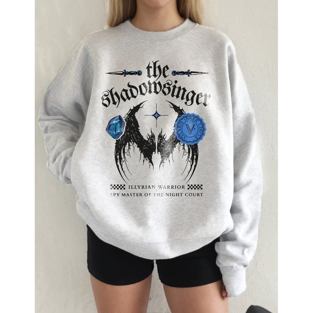 Azriel Shirt Shadowsinger Night Court Licensed SJM Merch ACOTAR Cassian Illyrian Bat Boys Velaris Gift For ACOTAR Fan Gwynriel Bookish Art.jpg