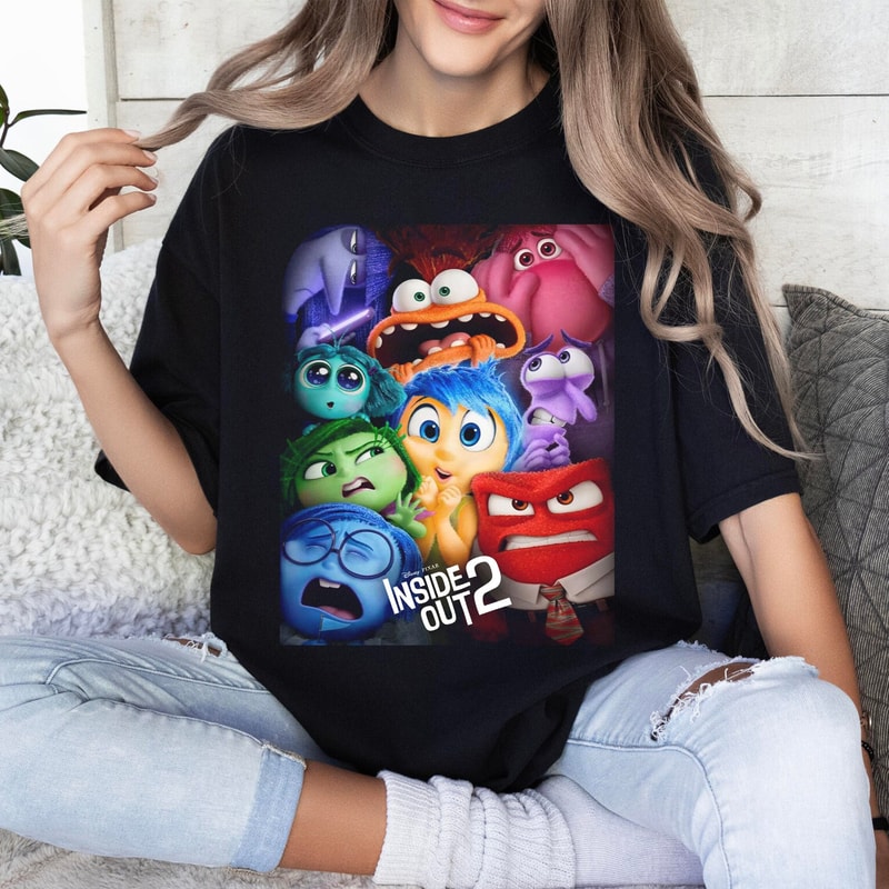 Cute Inside Out 2 Character Disney Shirt, Disney Inside Out 2 Emotions Shirt, Inside Out Merch Shirt, Emotions Shirt, Gift Ideas.jpg
