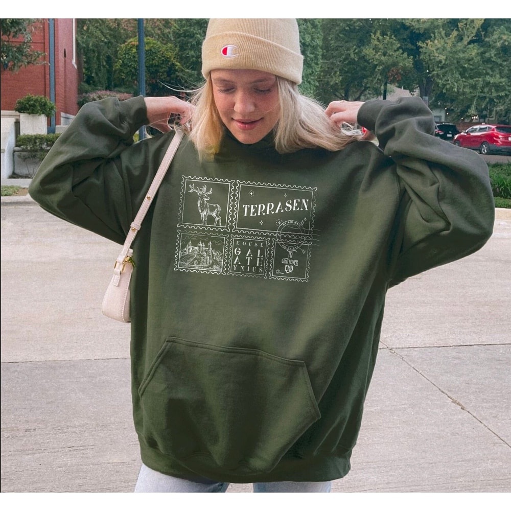 Terrasen Hoodie Throne Of Glass Aelin Galathynius Shirt Rowan Whitethorn Dorian Thirteen Manon Blackbeak Licensed SJM Merch ACOTAR Maas.jpg