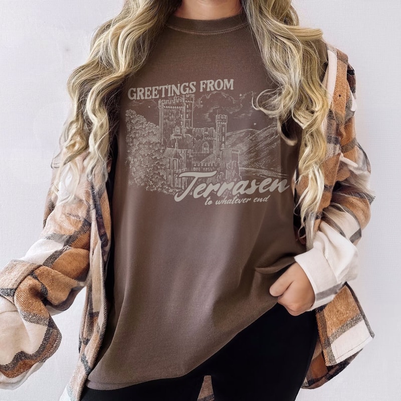 Throne Of Glass Comfort Colors Shirt Terrasen Shirt Elirea Crescent City Aelin Galathynius Licensed SJM Merch Bookish Shirt ACOTAR Manon.jpg