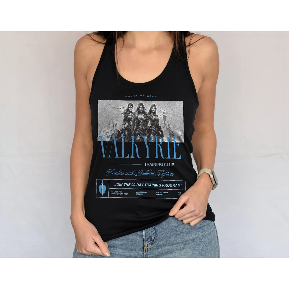 Valkyrie Tank Top ACOSF Nesta Archeron Shirt Emerie Gwyn House Of Wind Bookish Licensed SJM ACOTAR Merch Cassian Azriel Night Court Tee.jpg