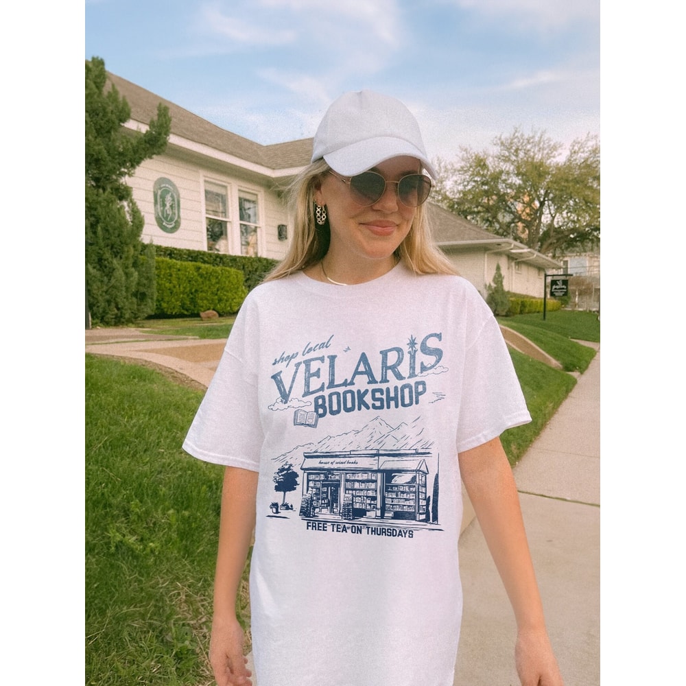 Velaris Book Store Shirt ACOTAR Night Court Licensed SJM Merch Feyre Archeron Nesta Rhysand Cassian Bookish TOG Crescent City Fan Hoodie.jpg