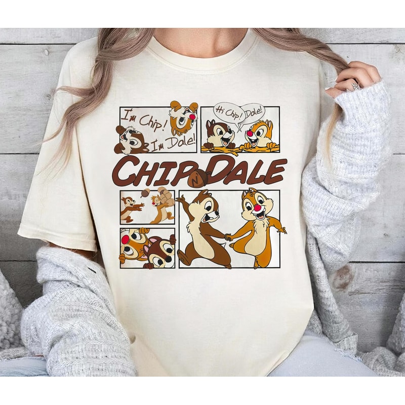Disney Chip And Dale Shirt, Friends Chip And Dale Double Trouble T-shirt, Disney Bestie Tee, Magic Kingdom, Disney Trip, Birthday Gift.jpg
