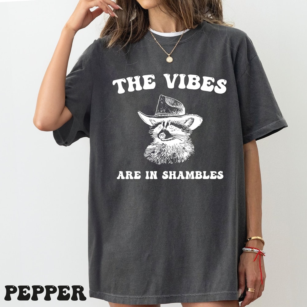 The Vibes Are In Shambles Shirt, Funny Meme Shirt, Funny Sarcastic Tee For Girl, Mental Health Crewneck Shirt - DREAM741.jpg