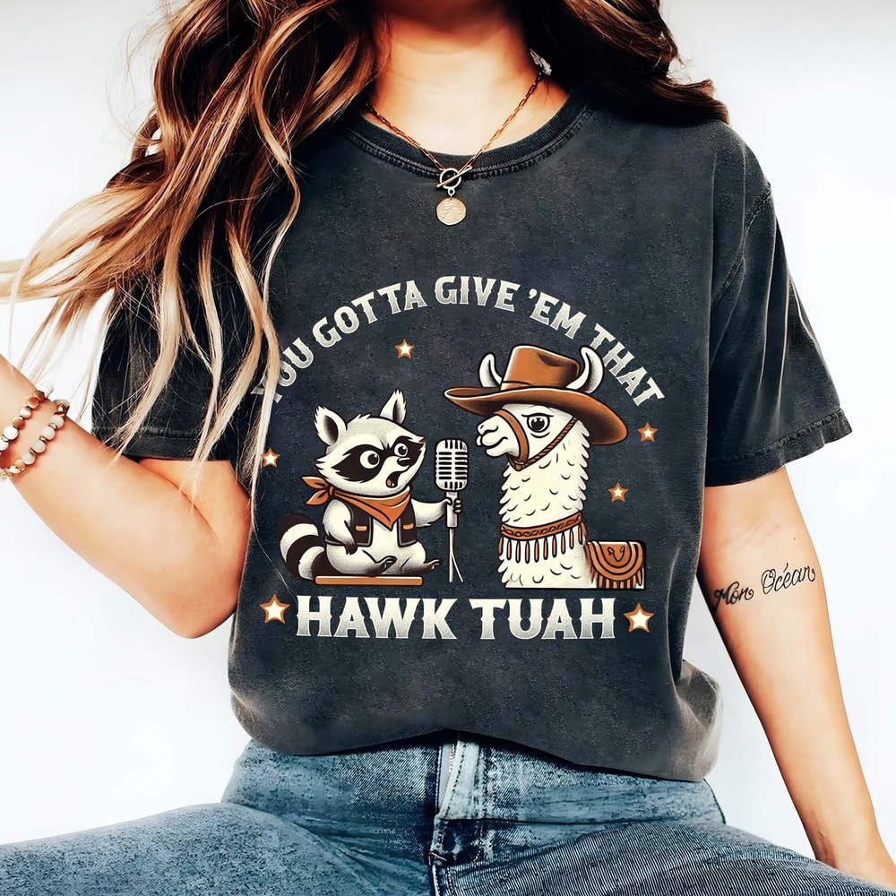 Spit on That Thang Hawk Tuah Raccoon Meme 2024 T-shirt, Funny Tjktok Meme Girl, Voting Shirt 2024, Humor shirt, Lama Thang Meme Shirt.jpg