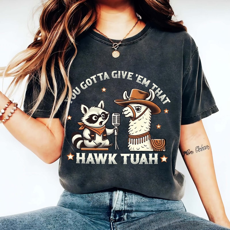 Spit on That Thang Hawk Tuah Raccoon Meme 2024 T-shirt, Funny Tjktok Meme Girl, Voting Shirt 2024, Humor shirt, Lama Thang Meme Shirt.jpg