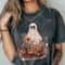 Vintage Floral Ghost Halloween Shirt - Retro Ghost Tee, Cute Flower Fall Shirt, Trendy Halloween Top, Women's Autumn Gift, Girly Halloween.jpg