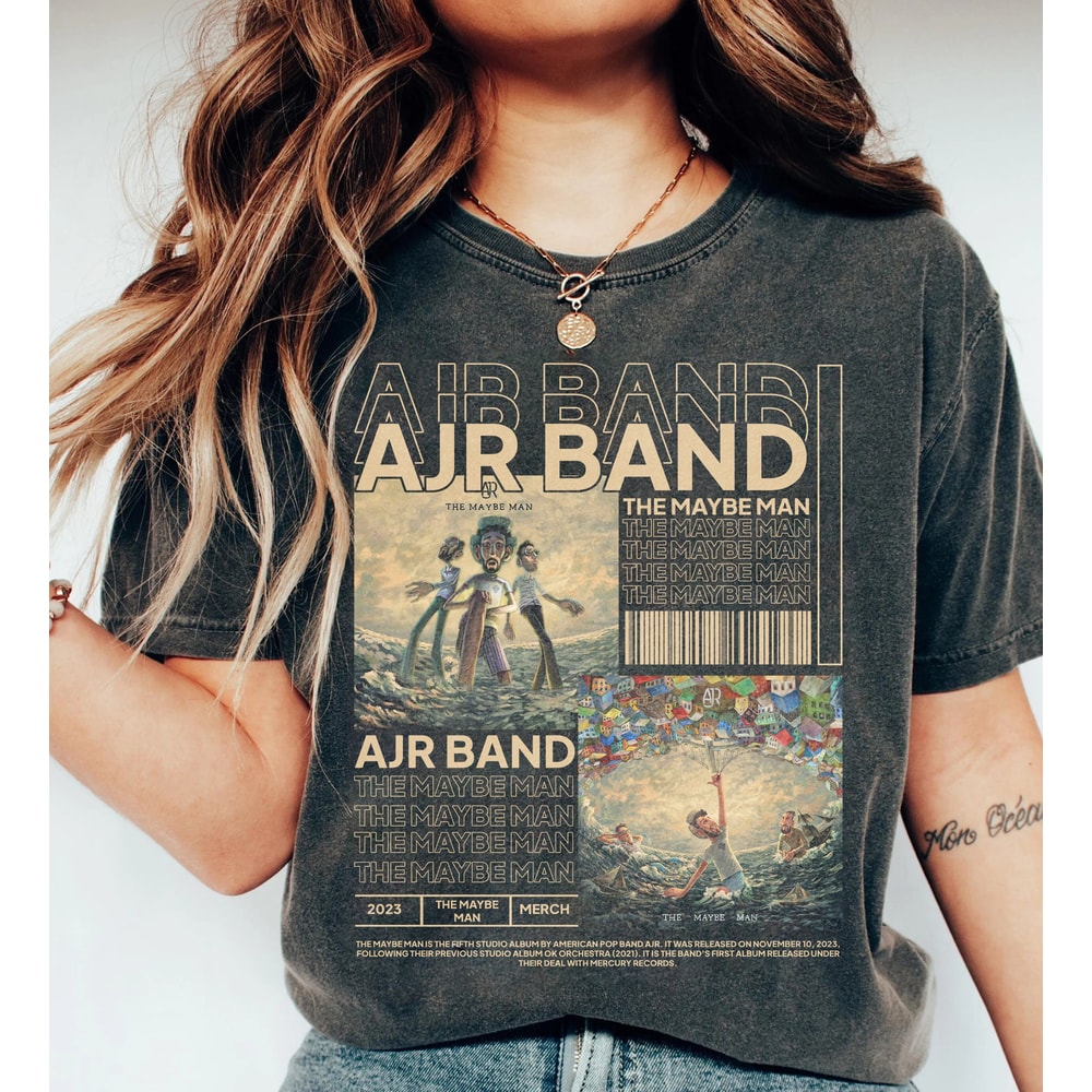 A.J.R Music Band Shirt, A.J.R Music Art Shirt, A.J.R The Maybe Man Tour Shirt, A.J.R Merch Tour Shirt, Fans Gift For Men Women.jpg