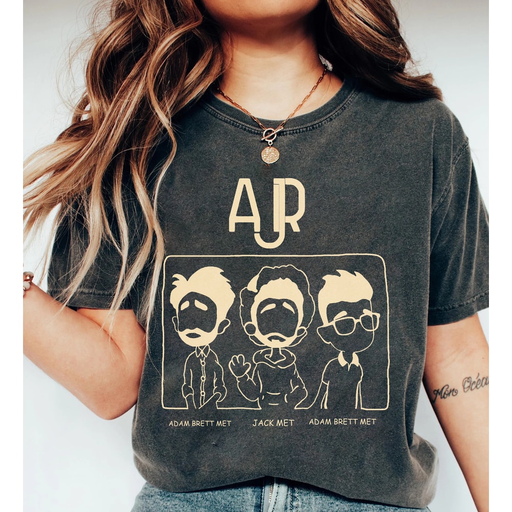 A.J.R Music Band Shirt, Vintage A.J.R 90s Shirt, A.J.R The Maybe Man Tour 2024 Shirt, 2024 Trendy Tee For Fans, Gift For Fan Men Women.jpg