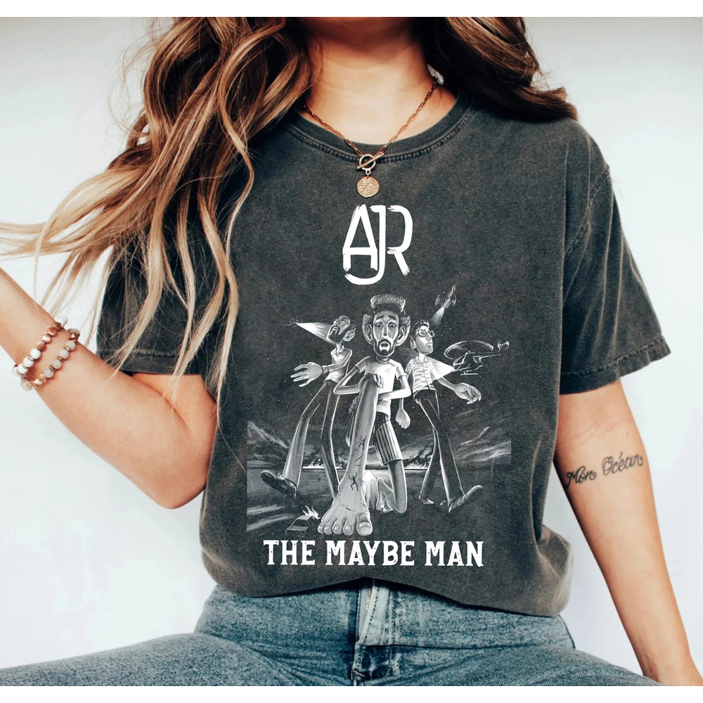 AJR The Maybe Man Tour 2024 Shirt, AJR Band Fan Shirt, Ajr Members Chibi Shirt, AJR Band Merch, Ajr Band Shirt, Gift For Fan Men Women.jpg
