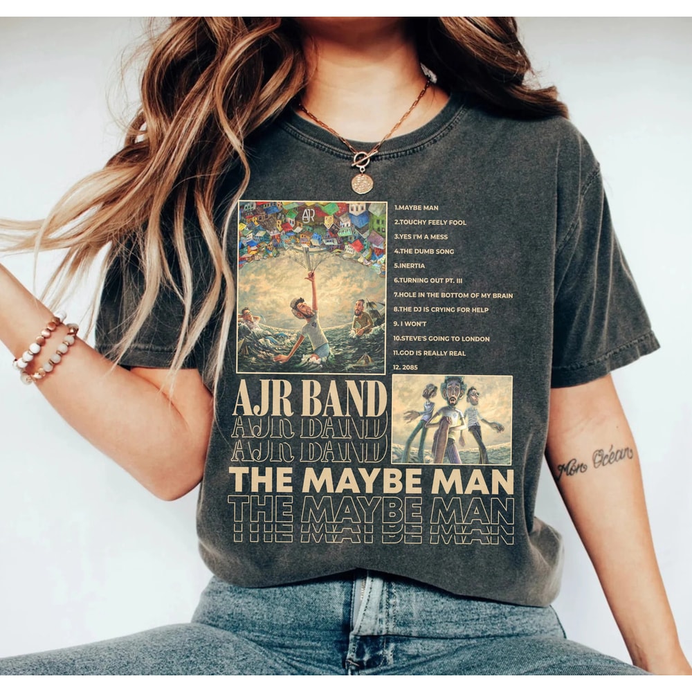 AJR The Maybe Man Tour 2024 Tour Shirt, The Maybe Man 2024 Concert Shirt, AJR 2024 Concert Shirt, 2024 Party shirt, Gift For Fan Men Women.jpg