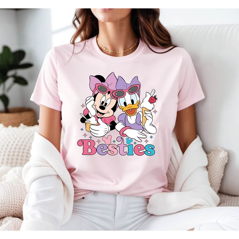 Disneyland Besties Trip Shirt, Girls Trip 2024, Happiest Besties Shirt, Girls Trip Shirt, Minnie Birthday Trip Shirt, Girls Vacation Shirt 1.jpg