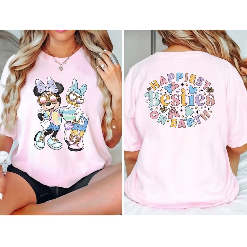 Disneyland Besties Trip Shirt, Girls Trip 2024, Happiest Besties Shirt, Girls Trip Shirt, Minnie Birthday Trip Shirt, Girls Vacation Shirt.jpg