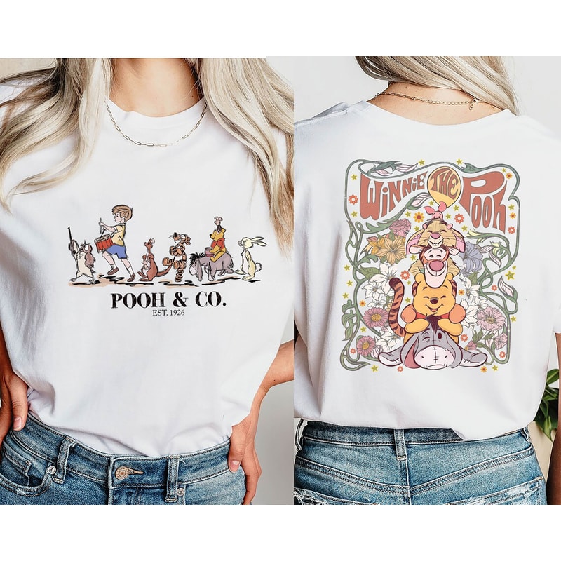 Disneyland Pooh and Co Shirt, Winnie and Friends Shirt, Winnie The Pooh Tee, Tiger Shirt, Eeyore Shirt, Disneyland Trip Shirt, Pooh The Bear 1.jpg
