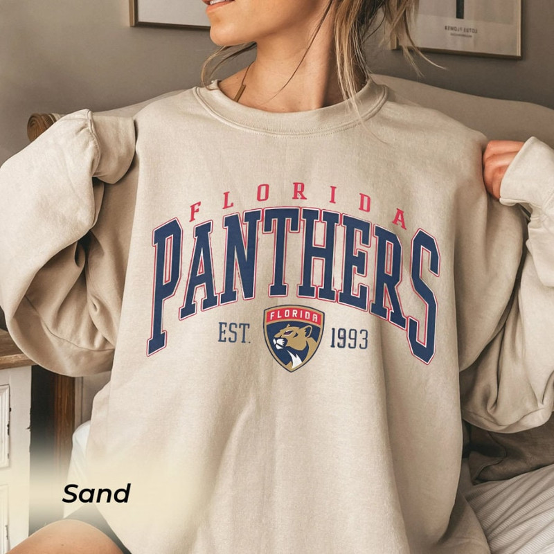 Vintage Florida Panthers Sweatshirt, Panthers Tee, Hockey Sweatshirt, College Sweater, Hockey Fan Shirt, Florida Hockey Shirt.jpg