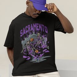 sacramento basketball t shirt  sacramento graphic bootleg t
