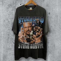 limited stone cold 90s vintage oversized t-shirt - steve austin profes
