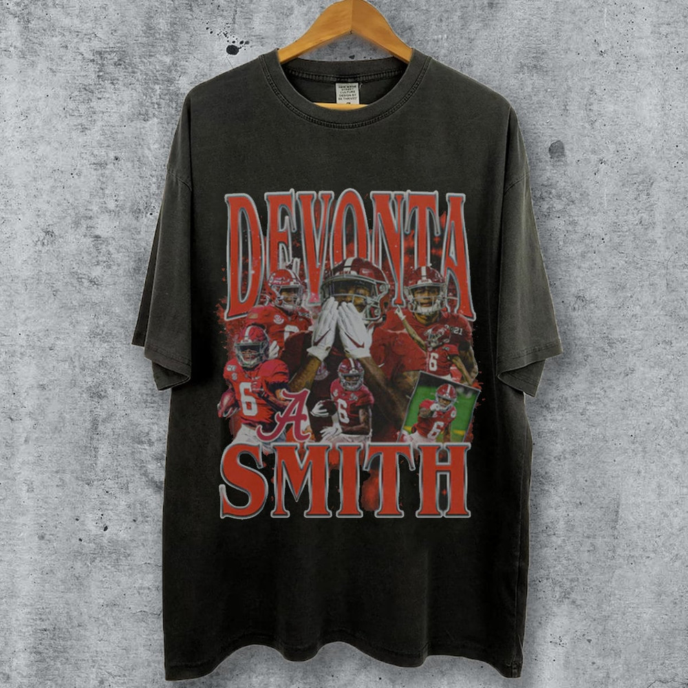 Vintage 90s Graphic Style DeVonta Smith T-Shirt, DeVonta Smith Tee, Retro DeVonta Smith Oversized T-Shirt, Football T-Shirt, Sport T-Shirt.jpg