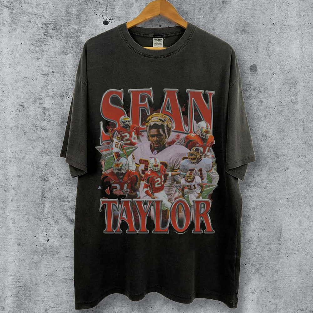 Vintage 90s Graphic Style Sean Taylor T-Shirt, Sean Taylor Vintage Oversized Tee, American Football Gift For Women and Man Unisex T-Shirt.jpg
