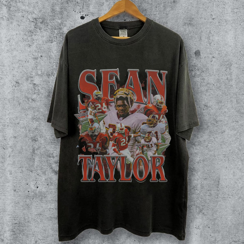 Vintage 90s Graphic Style Sean Taylor T-Shirt, Sean Taylor Vintage Oversized Tee, American Football Gift For Women and Man Unisex T-Shirt.jpg