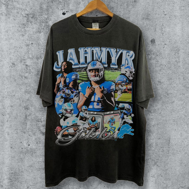 Vintage Style Jahmyr Gibbs T Shirt, Jahmyr Gibbs Bootleg Shirt, American Football Shirt, Football Fan Gifts, Best gift ever.jpg