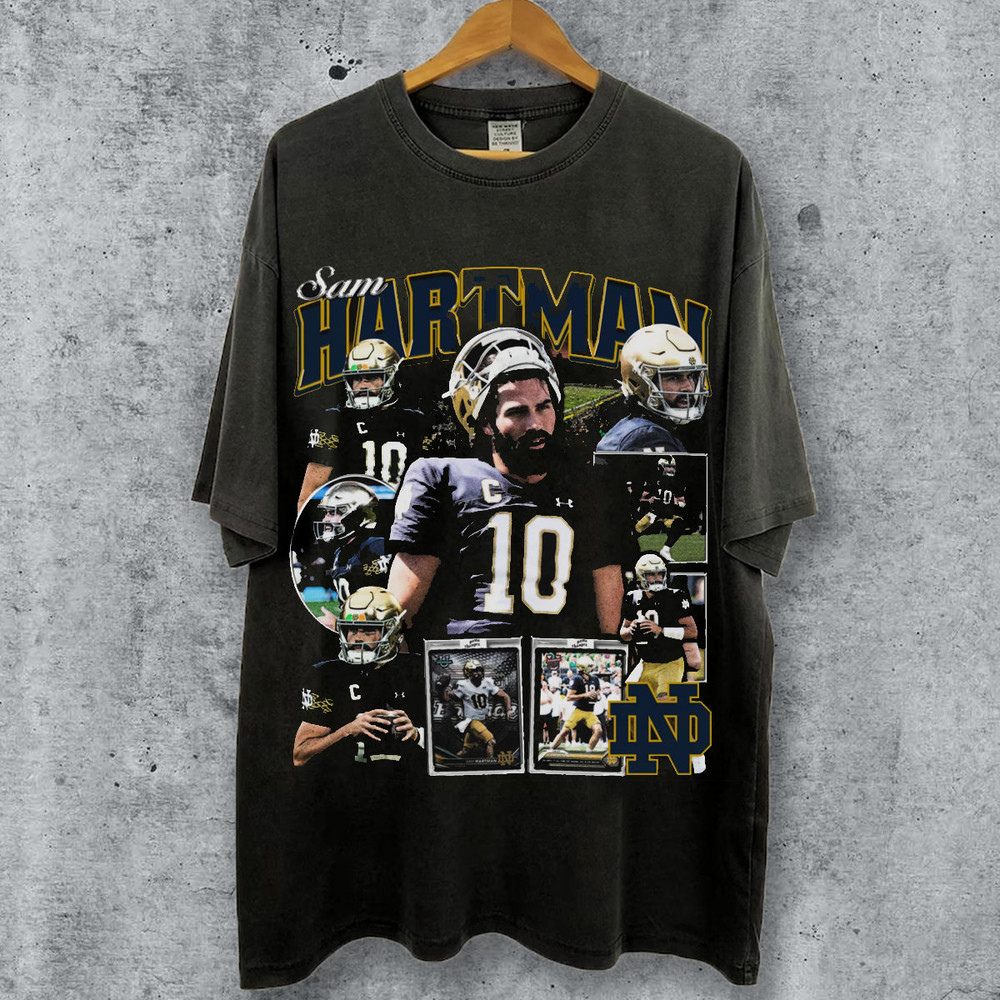 Vintage 90s Graphic Style Sam Hartman T-Shirt, Sam Hartman Tee, Retro Sam Hartman Unisex T-Shirt, Football T-Shirt, Sport T-Shirt, Gifts.jpg
