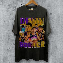 vintage style devin booker t shirt, basketball shirt, classic 90s graphic tee