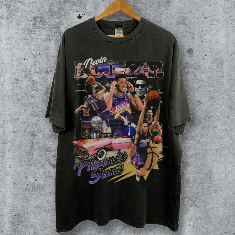 Vintage Style Devin Booker T Shirt, Basketball shirt, Classic 90s Graphic Tee, Unisex, Vintage Bootleg, Gift, Retro.jpg