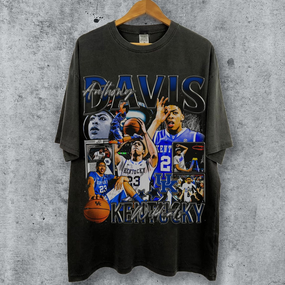 Vintage 90s Basketball Bootleg Style T-Shirt, Anthony Davis Graphic Tee, Anthony Davis Shirt, Basketball Shirt, Unisex Oversized T-Shirt.jpg