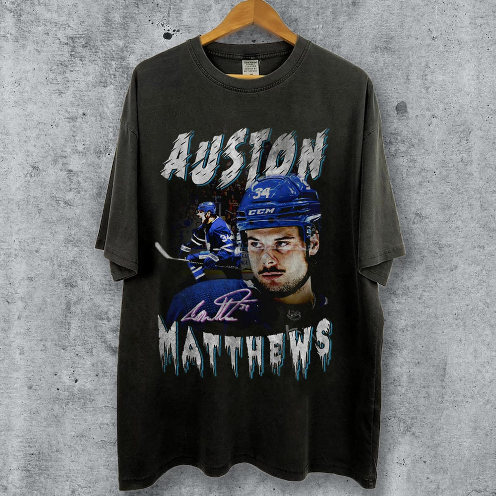 Vintage Auston Matthews Bootleg Style Shirt, Auston Matthews T-Shirt, 90s Ice Hockey Graphic Tee, Unisex Shirt For Woman And Man, Gift 1.jpg