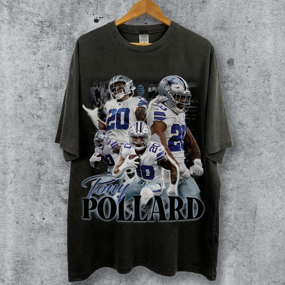 Vintage 90s Graphic Style Tony Pollard T-Shirt, Tony Pollard Tee, Retro Tony Pollard Oversized T-Shirt, Football T-Shirt, Sport T-Shirt.jpg