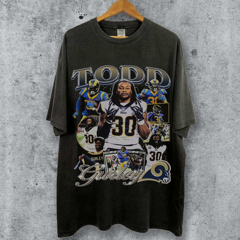 Todd Gurley Vintage 90s Graphic Style T-Shirt, Todd Gurley Shirt, Vintage Oversized Sport Tee, Unisex shirt, American Football Bootleg Gift.jpg