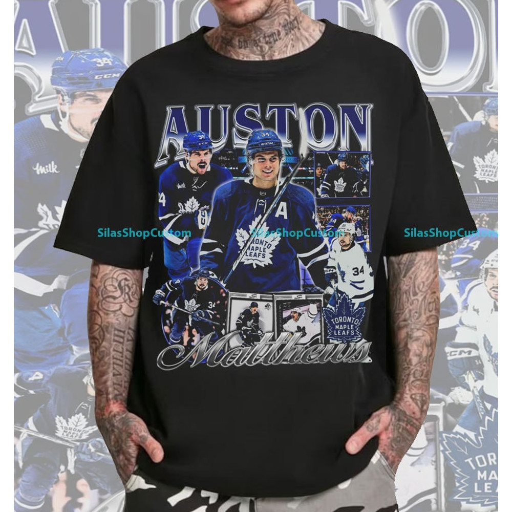 Vintage 90s Graphic Style Auston Matthews T-Shirt, Auston Matthews Tee, Retro Auston Matthews Unisex TShirt, Hockey T-Shirt, Sport T-Shirt.jpg
