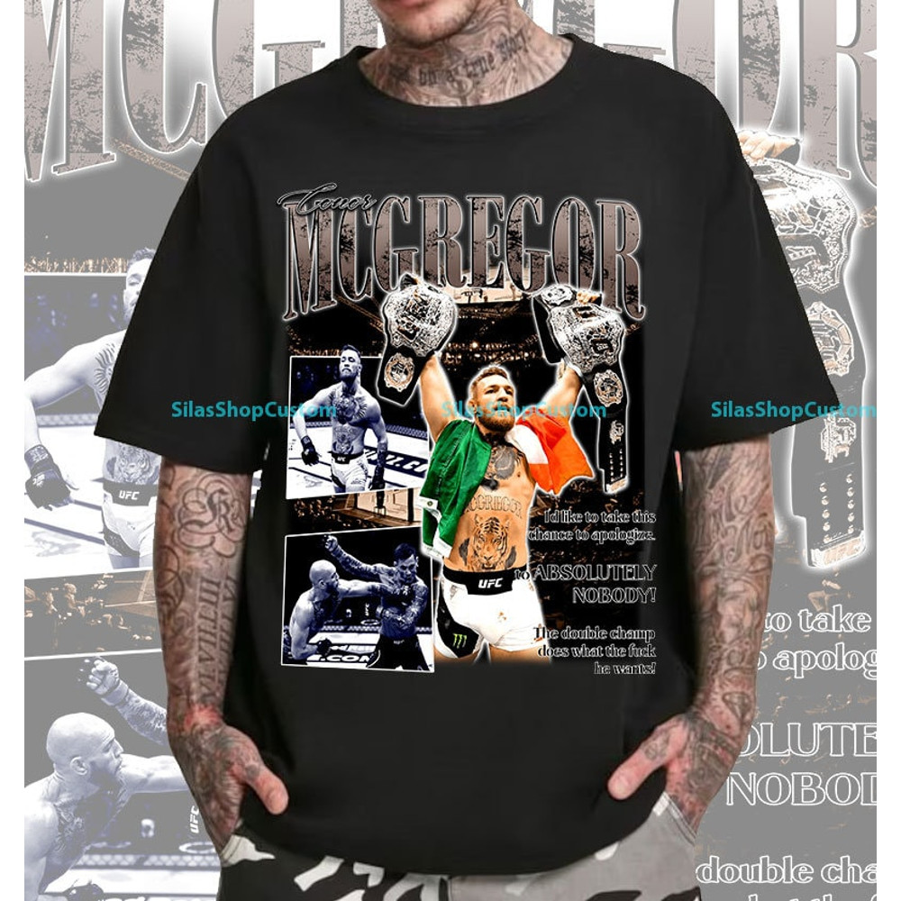 Vintage 90s Graphic Style Conor McGregor T-Shirt, Conor McGregor Tee, Retro Conor McGregor T-Shirt, Boxing T-Shirt, Sport T-Shirt.jpg