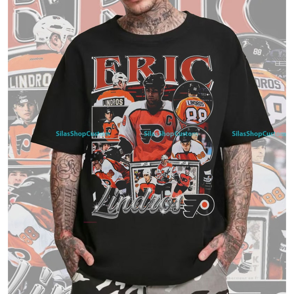 Vintage 90s Graphic Style Eric Lindros T-Shirt, Eric Lindros Tee, Retro Eric Lindros Unisex T-Shirt, Hockey T-Shirt, Sport T-Shirt.jpg