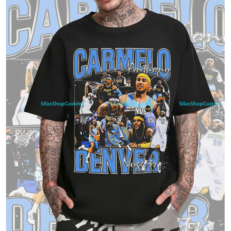 Vintage 90s Basketball Bootleg Style T-Shirt, Carmelo Anthony Graphic Tee, Carmelo Anthony Shirt, Retro Basketball Shirt, Unisex Oversized.jpg