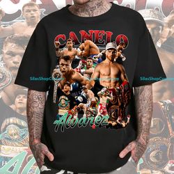 vintage 90s graphic style canelo alvarez t-shirt, canelo alvarez shirt, retro ca
