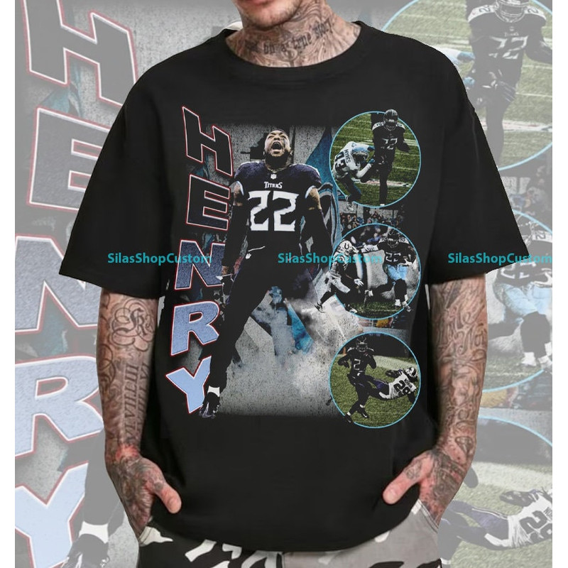 Vintage 90s Graphic Style Derrick Henry T-Shirt, Derrick Henry Tee, Retro Derrick Henry Oversized T-Shirt, Football T-Shirt, Sport T-Shirt.jpg