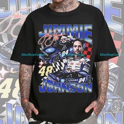 vintage 90s graphic style jimmie johnson t-shirt, jimmie johnson shirt, retro fo