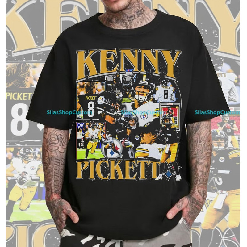 Vintage 90s Graphic Style Kenny Pickett T-Shirt, Kenny Pickett Tee, Retro Kenny Pickett Oversized T-Shirt, Football T-Shirt, Sport T-Shirt.jpg
