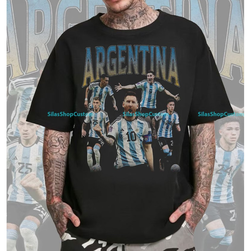 Vintage 90s Graphic Style Argentina World Cup T-Shirt, Argentina World Cup Tee, Argentina World Cup T-Shirt, Soccer T-Shirt, Sport T-Shirt.jpg