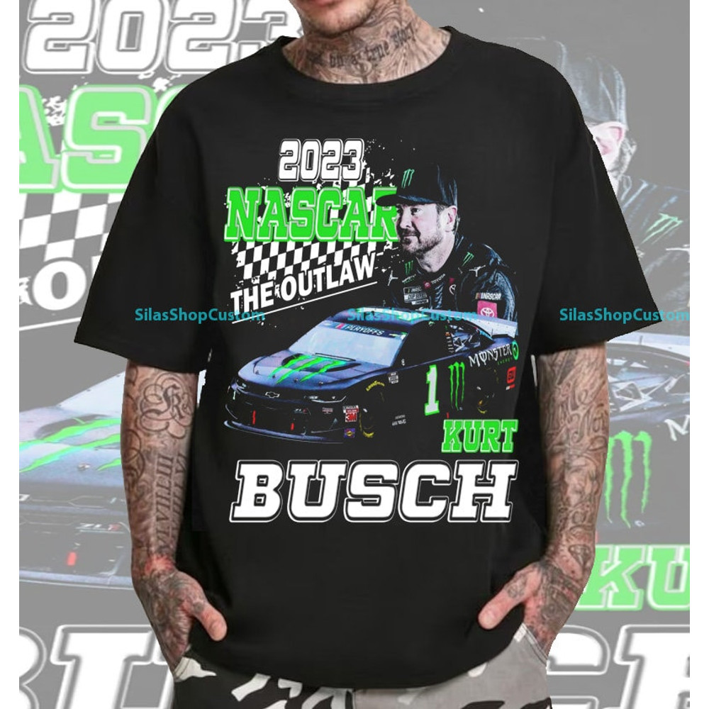 Vintage 90s Graphic Style Kurt Busch T-Shirt, Kurt Busch Shirt, Retro Formula 1 Racing Team T-Shirt, Vintage Oversized Sport Tee.jpg