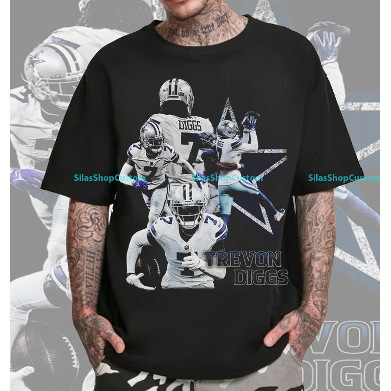 Vintage 90s Graphic Style Trevon Diggs T-Shirt, Trevon Diggs Tee, Retro Trevon Diggs Oversized T-Shirt, Football T-Shirt, Sport T-Shirt.jpg