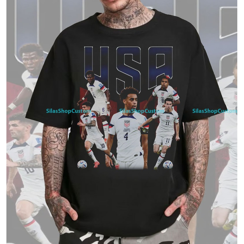 Vintage 90s Graphic Style USA World Cup T-Shirt, USA World Cup Tee, USA World Cup T-Shirt, Soccer T-Shirt, Sport T-Shirt.jpg