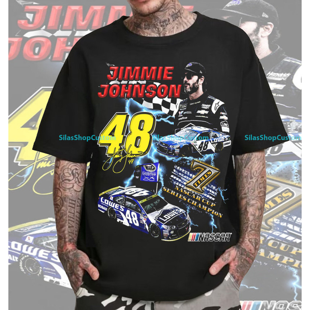 Vintage 90s Graphic Style Jimmie Johnson T-Shirt, Jimmie Johnson Shirt, Retro Formula 1 Racing Team T-Shirt, Vintage Oversized Sport Tee.jpg