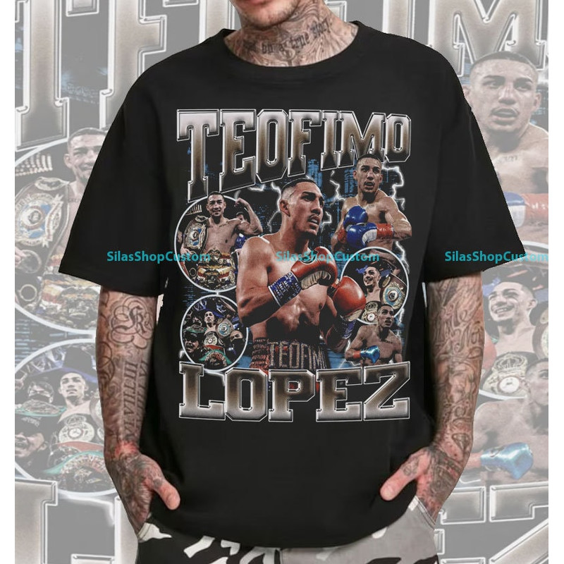 Vintage 90s Graphic Style Teófimo López T-Shirt, Teófimo López Shirt, Vintage Teófimo López Boxer Tee, Boxer T-Shirt, Sport T-Shirt.jpg
