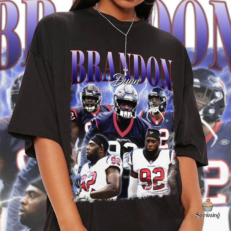 Brandon Dunn Bootleg Shirt, Brandon Dunn, Sweatshirt, Hoodie, Football Shirt, Game Day Shirt, Vintage 90's Shirt, Unisex, 90s Graphic Tee.jpg