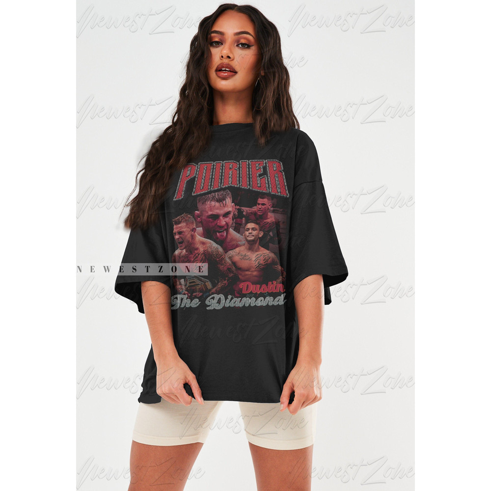 Dustin Poirier Shirt American Professional Fighter The Diamond 90s Retro TShirt Boxing Fans Vintage Graphic Tee Hoodie Sweatshirt Gift NZ112.jpg