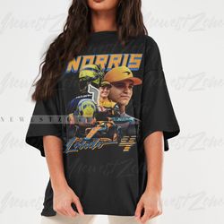 norris lando tshirt driver racing championship formula racing shirt british vint